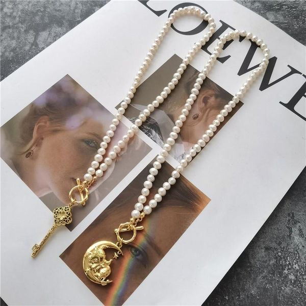 chokers light luxury design fashion wand & little cattle pendant natural freshwater pearl clavicle short necklace, Golden;silver
chokers light luxury design fashion wand & little cattle pendant natural freshwater pearl clavicle short necklace, Golden;silver