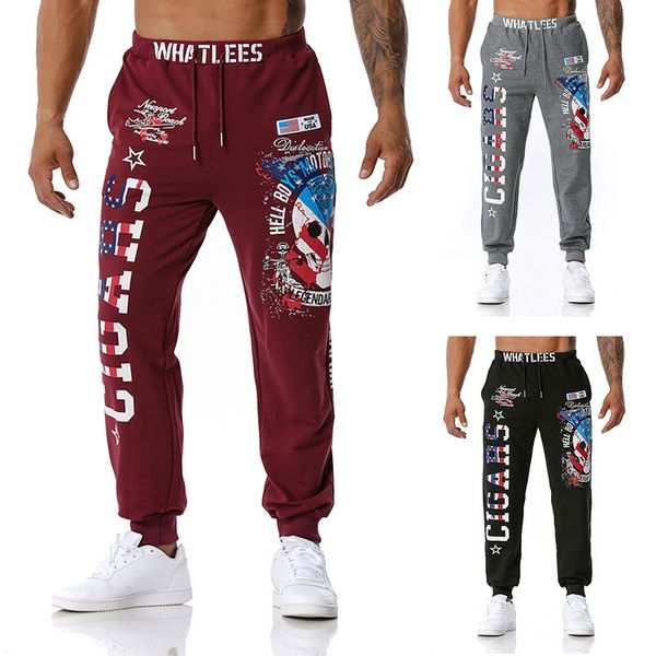 fashion boutique pants 2021 spring men's printed jogging outdoor sports fitness large, Black
fashion boutique pants 2021 spring men's printed jogging outdoor sports fitness large, Black
