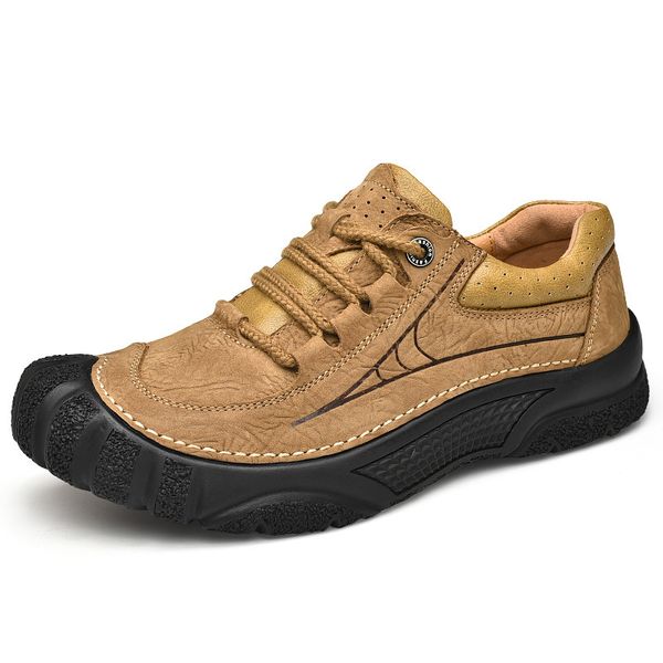 spring men's mountaineering sho with leather busins casual and outdoor wear-ristant leather men's, Black
spring men's mountaineering sho with leather busins casual and outdoor wear-ristant leather men's, Black