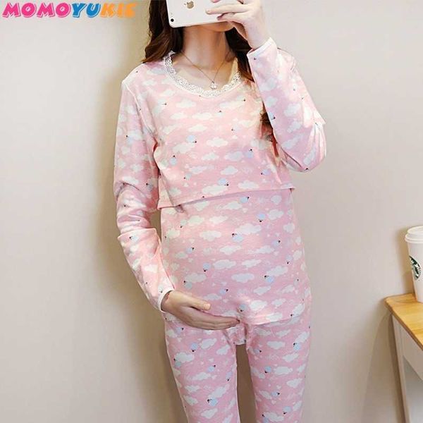 cotton pregnancy women nursing clothes sets lace maternity nightwear pants mother suits premama pijamas nightgowns 210713, White
cotton pregnancy women nursing clothes sets lace maternity nightwear pants mother suits premama pijamas nightgowns 210713, White