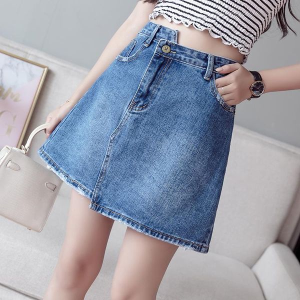 skirts denim black blue mini plus size oversized korean fashion high-waisted vintage summer women's clothing skirt vetement femme 2021
skirts denim black blue mini plus size oversized korean fashion high-waisted vintage summer women's clothing skirt vetement femme 2021