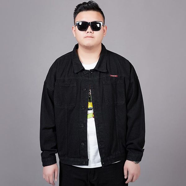 han edition men loose bat sleeve denim coat big yards port of fertilizer increased wind students fatty jacket men's jackets, Black;brown
han edition men loose bat sleeve denim coat big yards port of fertilizer increased wind students fatty jacket men's jackets, Black;brown