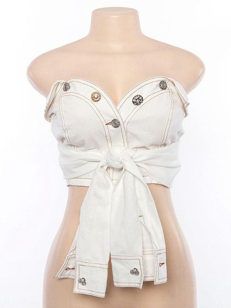 women's tanks & camis summer crop casual halter tank denim women clothes sleeveless 2021 off shoulder, White
women's tanks & camis summer crop casual halter tank denim women clothes sleeveless 2021 off shoulder, White