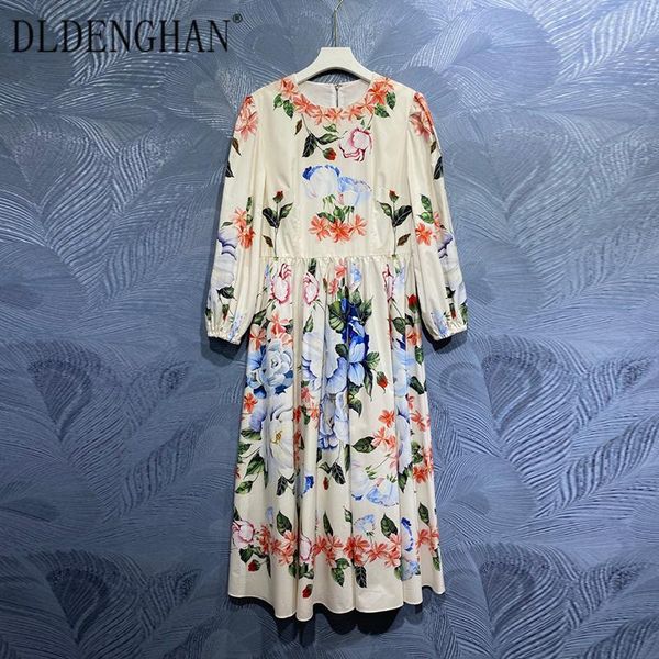 casual dresses dldenghan fashion flower print summer cotton dress women o-neck lantern sleeve vintage party midi, Black;gray
casual dresses dldenghan fashion flower print summer cotton dress women o-neck lantern sleeve vintage party midi, Black;gray