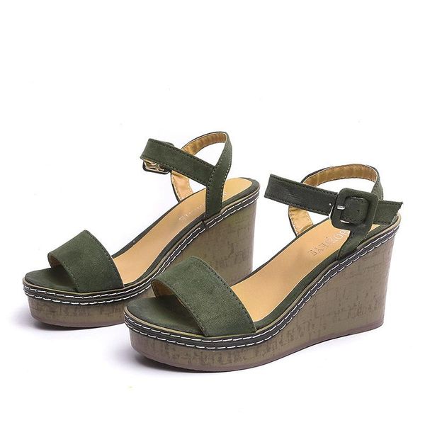 sandals women summer wedge shoes gladiator high heels peep toe casual buckle strap ladies fashion platform, Black
sandals women summer wedge shoes gladiator high heels peep toe casual buckle strap ladies fashion platform, Black