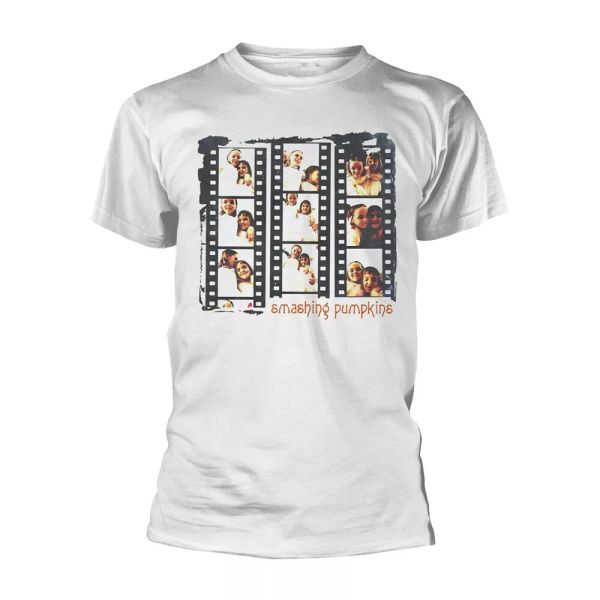 official smashing pumpkins t shirt siamese negatives white classic rock band tee, White;black
official smashing pumpkins t shirt siamese negatives white classic rock band tee, White;black