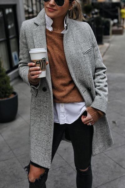 women's wool & blends fashion casual coat women 2021 autumn winter jacket x-long cardigan long sleeve outwear slim female de moda cloth, Black
women's wool & blends fashion casual coat women 2021 autumn winter jacket x-long cardigan long sleeve outwear slim female de moda cloth, Black