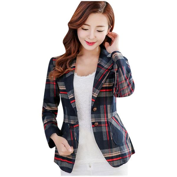 women ol jackets skinny turn-down collar casual all-match outerwear autumn winter elegant 2021 female office women's, Black;brown
women ol jackets skinny turn-down collar casual all-match outerwear autumn winter elegant 2021 female office women's, Black;brown