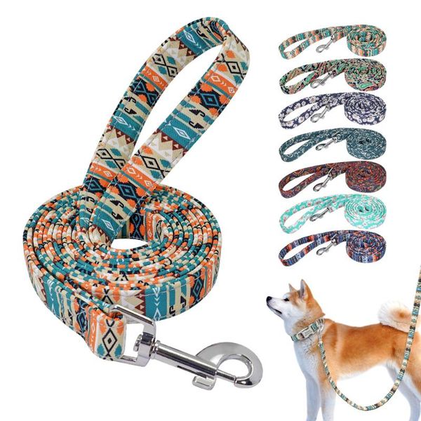 dog collars & leashes 5ft nylon leash 7 colors prnted pet dogs walking training leads durable belt rope for small medium
dog collars & leashes 5ft nylon leash 7 colors prnted pet dogs walking training leads durable belt rope for small medium