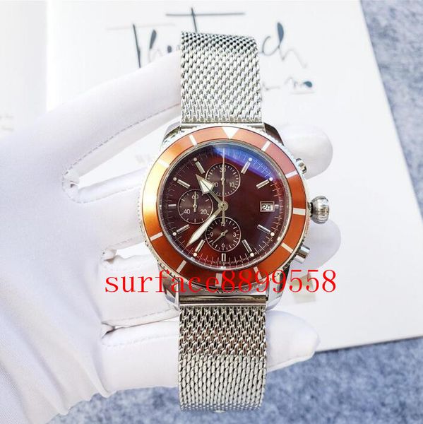 grade aaa high-grade mechanical watch waterproof outdoor sports multi-function 46mm, Slivery;brown
grade aaa high-grade mechanical watch waterproof outdoor sports multi-function 46mm, Slivery;brown