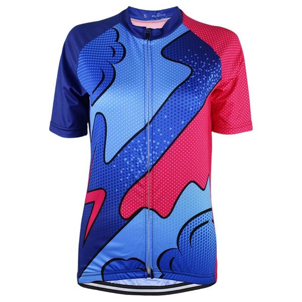 gym clothing 2021 blue women's cycling jersey summer short sleeve bike shirt gradient print outdoor bicycle breathable, White;black
gym clothing 2021 blue women's cycling jersey summer short sleeve bike shirt gradient print outdoor bicycle breathable, White;black