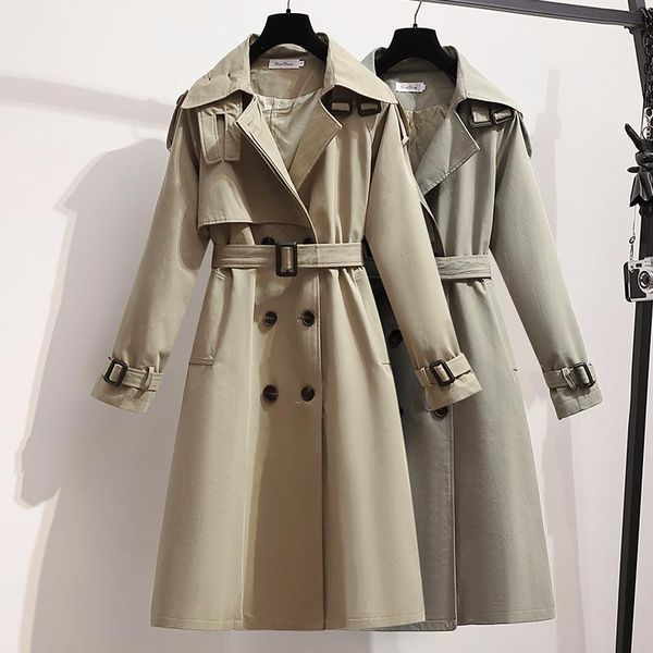 women's trench coats winter long coat women turn-down collar stylish double breasted sashes oversized female windbreaker autumn, Tan;black
women's trench coats winter long coat women turn-down collar stylish double breasted sashes oversized female windbreaker autumn, Tan;black