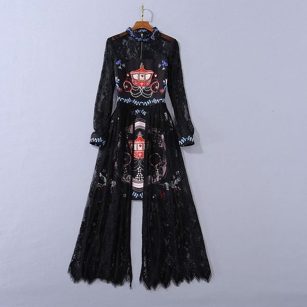 casual dresses european and american women's clothing autumn style long - sleeved carriage printed patchwork lace fashion dress b7cj, Black;gray
casual dresses european and american women's clothing autumn style long - sleeved carriage printed patchwork lace fashion dress b7cj, Black;gray