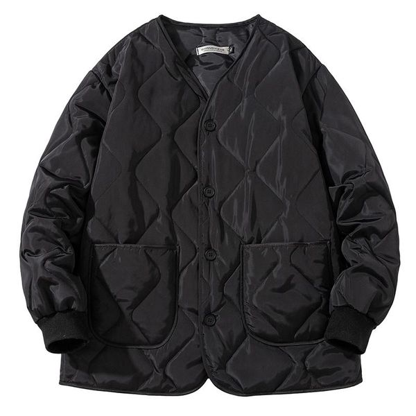 men's down & parkas autumn stripe bomber jacket men wadded coats fashion causal street cotton-padded clothes button thicken outerwear, Black
men's down & parkas autumn stripe bomber jacket men wadded coats fashion causal street cotton-padded clothes button thicken outerwear, Black