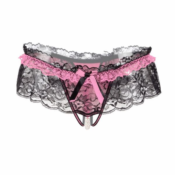 lingerie women's lace briefs transparent underwear women g-string thong panties ladies t-back hollow out low waist bikini 49, Black;pink
lingerie women's lace briefs transparent underwear women g-string thong panties ladies t-back hollow out low waist bikini 49, Black;pink