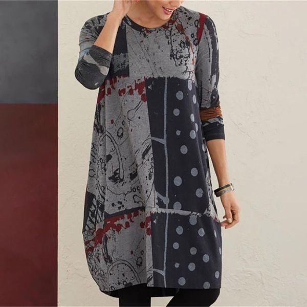 casual dresses women summer dress vintage printed loose party long sleeve pocket beach vestidos de mujer sundress, Black;gray
casual dresses women summer dress vintage printed loose party long sleeve pocket beach vestidos de mujer sundress, Black;gray