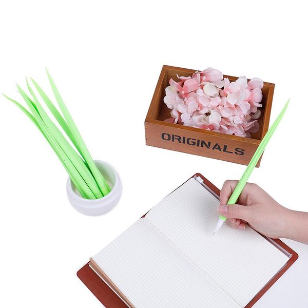 gel pens 10 pcs creative tiny green grass pen blade potting decoration stationery office school supplies
gel pens 10 pcs creative tiny green grass pen blade potting decoration stationery office school supplies