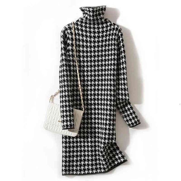 casual dresses retro-houndstooth temperature in women's clothg fall and wter loose thick casualty length mid-knit mesh dress background, Black;gray
casual dresses retro-houndstooth temperature in women's clothg fall and wter loose thick casualty length mid-knit mesh dress background, Black;gray