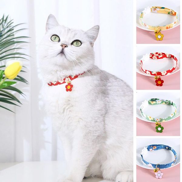 cat collars & leads pet pendant cute flower bell collar adjustable dog sun safety buckle necklace accessories
cat collars & leads pet pendant cute flower bell collar adjustable dog sun safety buckle necklace accessories