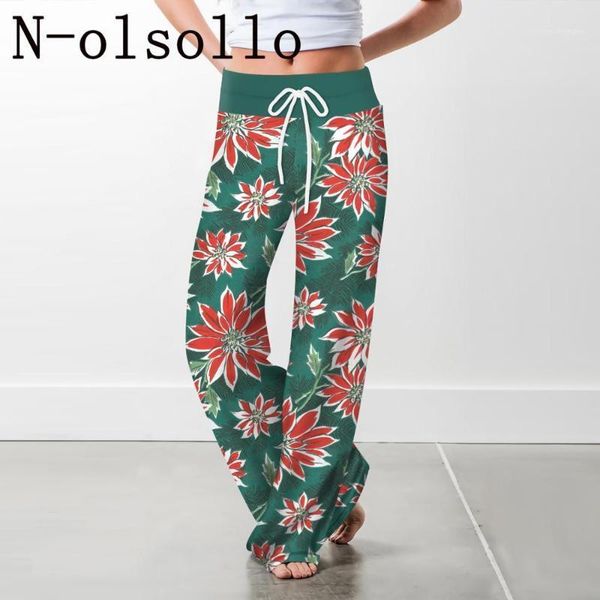 n-olsollo fashion 3d printed leaves flowers christmas wide leg pants lace up trousers high waist casual streetwears capris women's &, Black;white
n-olsollo fashion 3d printed leaves flowers christmas wide leg pants lace up trousers high waist casual streetwears capris women's &, Black;white