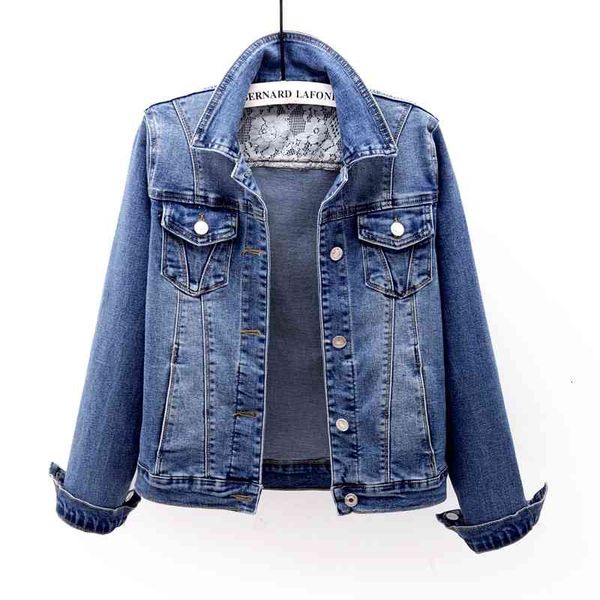 jacket autumn fashion lace patch design short denim jacket women elastic slim long sleeve jeans jackets coat female student outerwear, Black;brown
jacket autumn fashion lace patch design short denim jacket women elastic slim long sleeve jeans jackets coat female student outerwear, Black;brown