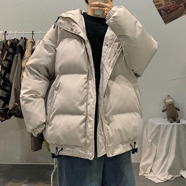 men's down & parkas 2021 winter streetwear men thick warm jackets solid color oversized casual outerwear coats cotton padded clothes b3, Black
men's down & parkas 2021 winter streetwear men thick warm jackets solid color oversized casual outerwear coats cotton padded clothes b3, Black