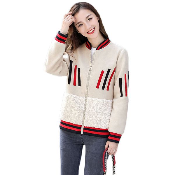 women's coat korean winter short fashion outerwear girls amendment lamb cashmere wool jacket lq295 7h4r, Black;brown
women's coat korean winter short fashion outerwear girls amendment lamb cashmere wool jacket lq295 7h4r, Black;brown