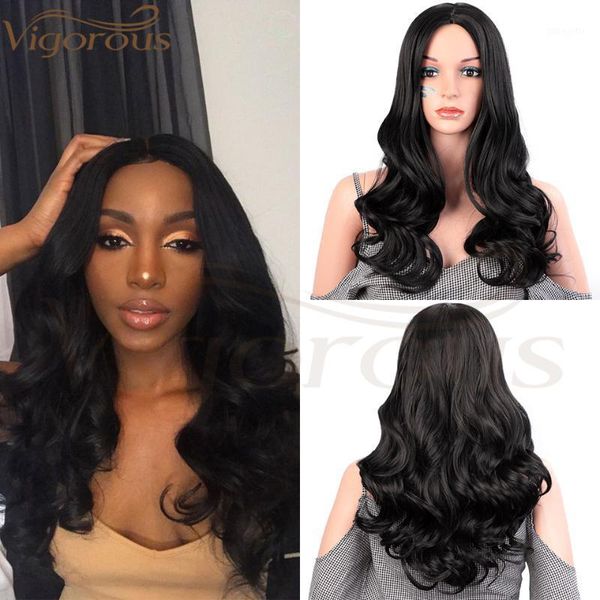 igorouus long black wigs natural heat resistant fiber hair middle part synthetic for woman wave1
igorouus long black wigs natural heat resistant fiber hair middle part synthetic for woman wave1