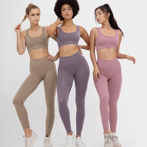 yoga outfit sets women's 2 pieces set leggings elastic sports bras woman gym clothing fitness sportswear workout seamless suits
yoga outfit sets women's 2 pieces set leggings elastic sports bras woman gym clothing fitness sportswear workout seamless suits