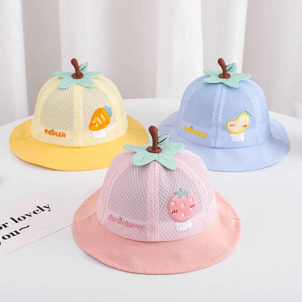 new summer breathable sunshade baby fisherman hat children net, Yellow 
new summer breathable sunshade baby fisherman hat children net, Yellow