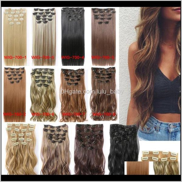 zf fashion 24 inch synthetic curly wavy clips nature color extension straight pieces charming tdkbr clip extensions nyv7a, Black;brown
zf fashion 24 inch synthetic curly wavy clips nature color extension straight pieces charming tdkbr clip extensions nyv7a, Black;brown