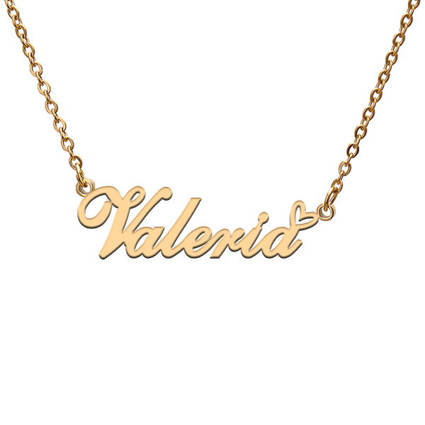 charms god with love heart personalized character necklace name valeria for friend jewelry gift, Bronze;silver
charms god with love heart personalized character necklace name valeria for friend jewelry gift, Bronze;silver