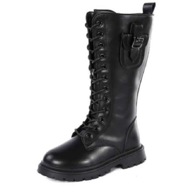boots kid' girl' winter high middle school children' spring and autumn leather princess riding mid-calf, Black;grey
boots kid' girl' winter high middle school children' spring and autumn leather princess riding mid-calf, Black;grey