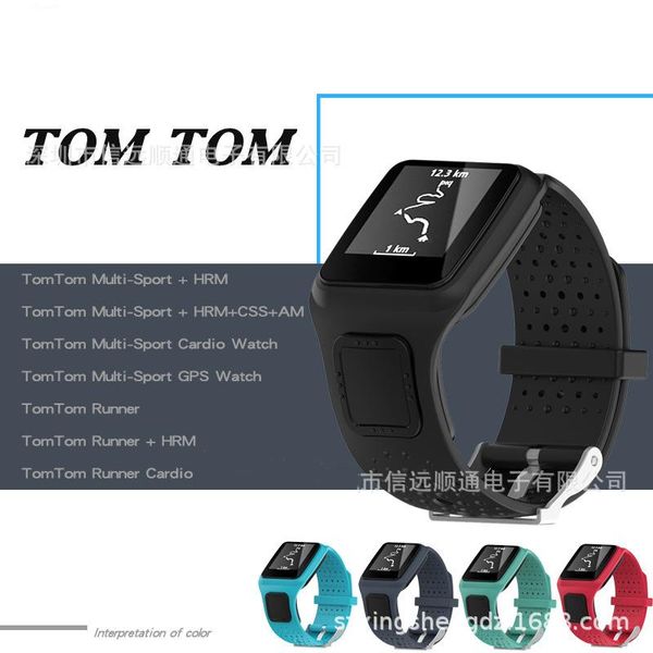 watch bands fashion comfortable soft silicone band for tomtom multi-sport/runner smart series i generation watchstrap replacement, Black;brown
watch bands fashion comfortable soft silicone band for tomtom multi-sport/runner smart series i generation watchstrap replacement, Black;brown