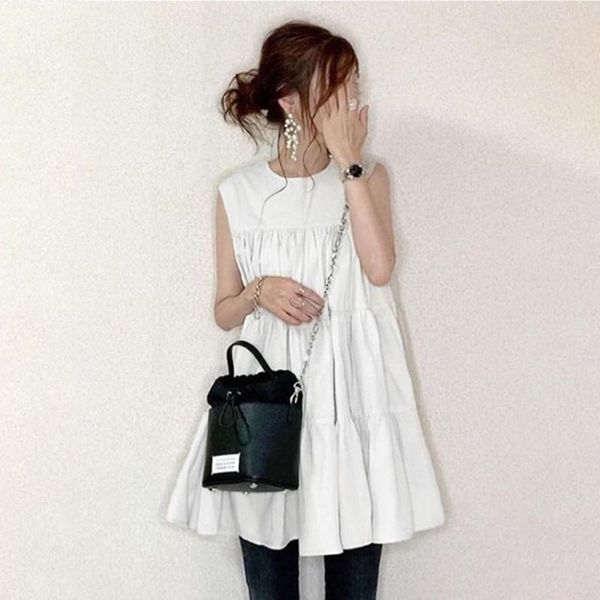 women's blouses & shirts loose women blouse 2021 summer sleeveless round neck casual korean janpan female white long simple
women's blouses & shirts loose women blouse 2021 summer sleeveless round neck casual korean janpan female white long simple
