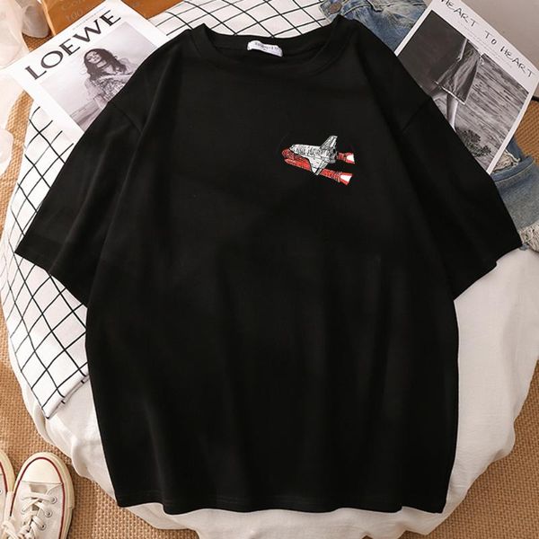 men's t-shirts white yellow spaceship print men casual short sleeve tee shirts 2021 summer brand t fit mens, White;black
men's t-shirts white yellow spaceship print men casual short sleeve tee shirts 2021 summer brand t fit mens, White;black