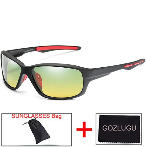 men's yellow polarized driving sunglasses at night vision day glasses for women safety eyewear., White;black
men's yellow polarized driving sunglasses at night vision day glasses for women safety eyewear., White;black