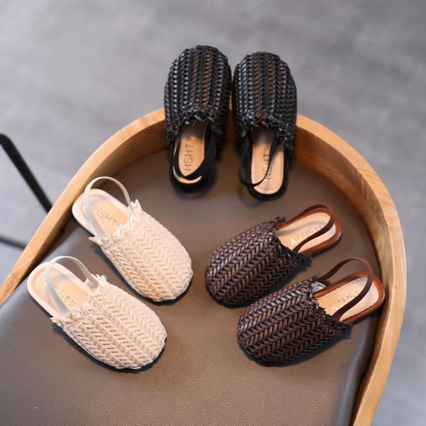 slipper single shoes toddler infant kids baby retro weave princess sandals slippers children' girls summer, Black;grey
slipper single shoes toddler infant kids baby retro weave princess sandals slippers children' girls summer, Black;grey