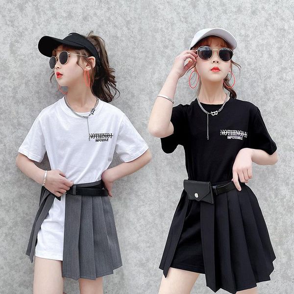 clothing sets designer children clothes suit 10 to 12 year teenage girls boutique summer cotton t-shirt + short skirt 2pcs beauty outfits, White
clothing sets designer children clothes suit 10 to 12 year teenage girls boutique summer cotton t-shirt + short skirt 2pcs beauty outfits, White