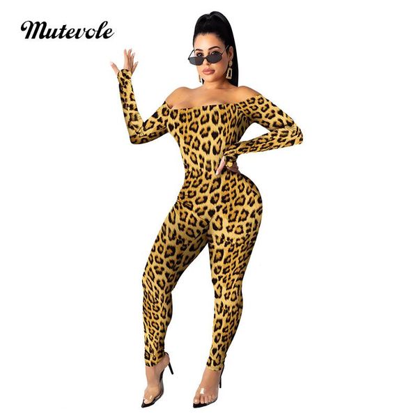 women's jumpsuits & rompers mutevole leopard print party jumpsuit romper women long sleeve off shoulder club autumn casual bodycon, Black;white
women's jumpsuits & rompers mutevole leopard print party jumpsuit romper women long sleeve off shoulder club autumn casual bodycon, Black;white