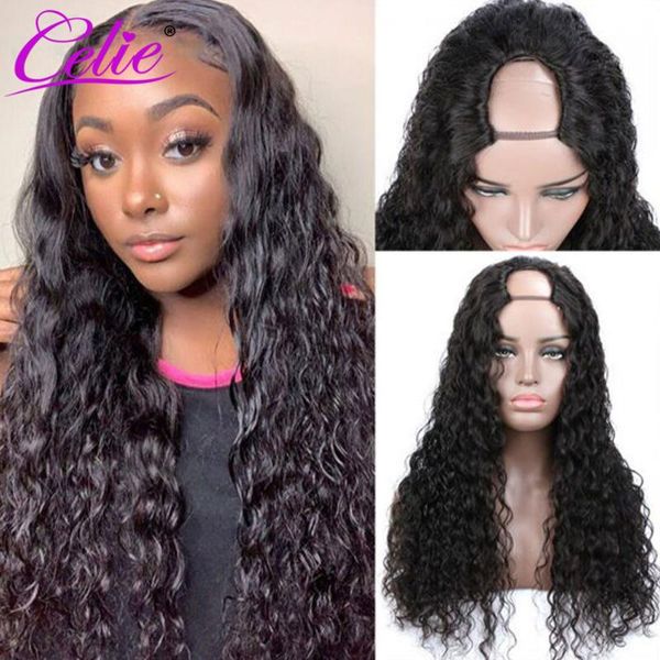 lace wigs celie hair curly human wig u part glueless kinky for women, Black;brown
lace wigs celie hair curly human wig u part glueless kinky for women, Black;brown