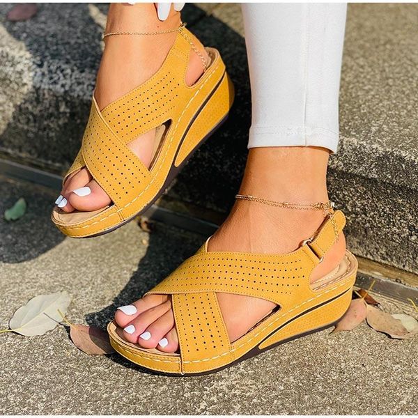 women sandals summer shoes woman ladies sewing hollow out wedges female casual pu leather comfortable retro sandalis, Black
women sandals summer shoes woman ladies sewing hollow out wedges female casual pu leather comfortable retro sandalis, Black