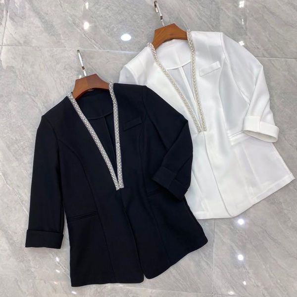 women's suits & blazers ik0390 women suit 2021 runway luxury european design party style clothing, White;black
women's suits & blazers ik0390 women suit 2021 runway luxury european design party style clothing, White;black