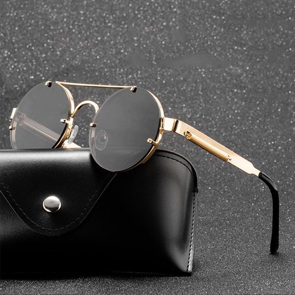 classic brand design fashion round steampunk sunglasses men women vintage gothic punk sun glasses mirror shades gafas, White;black
classic brand design fashion round steampunk sunglasses men women vintage gothic punk sun glasses mirror shades gafas, White;black