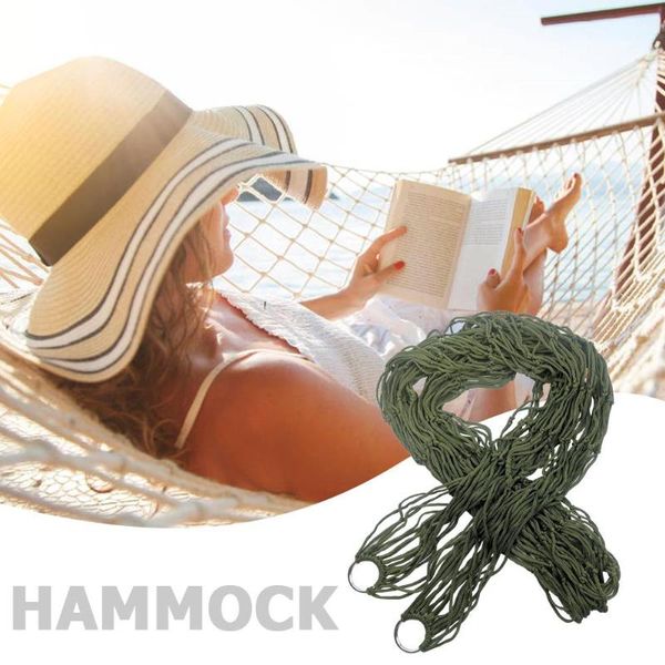 outdoor games & activities travel nylon ropes 1pc hammock portable camping leisure mesh for hiking single person furniture supplies
outdoor games & activities travel nylon ropes 1pc hammock portable camping leisure mesh for hiking single person furniture supplies