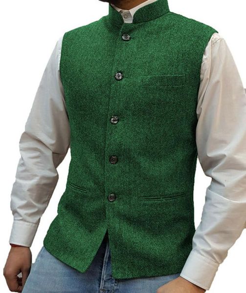 men's vests 2021 fashion stand-up collar herringbone suit vest steampunk style wedding groom waistcoat costume, Black;white
men's vests 2021 fashion stand-up collar herringbone suit vest steampunk style wedding groom waistcoat costume, Black;white
