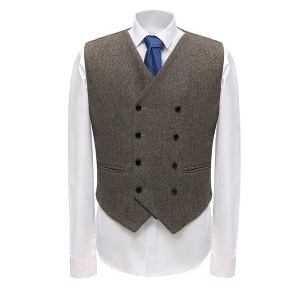 men's vests tweed mens business suit vest double breasted herringbone pattern wool waistcoat for wedding prom formal, Black;white
men's vests tweed mens business suit vest double breasted herringbone pattern wool waistcoat for wedding prom formal, Black;white
