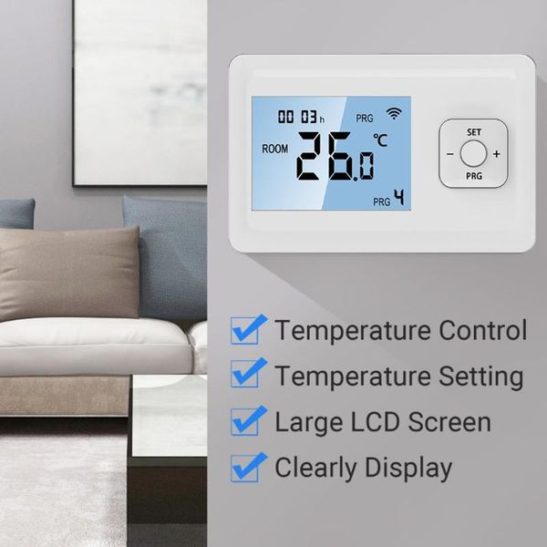 smart home control digital wifi heating thermostat programmable wall-mounted wireless controller 11ua
smart home control digital wifi heating thermostat programmable wall-mounted wireless controller 11ua
