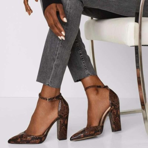 dress shoes snake print classic high heels women's sandals summer ladies strappy pumps platform woman ankle strap, Black
dress shoes snake print classic high heels women's sandals summer ladies strappy pumps platform woman ankle strap, Black