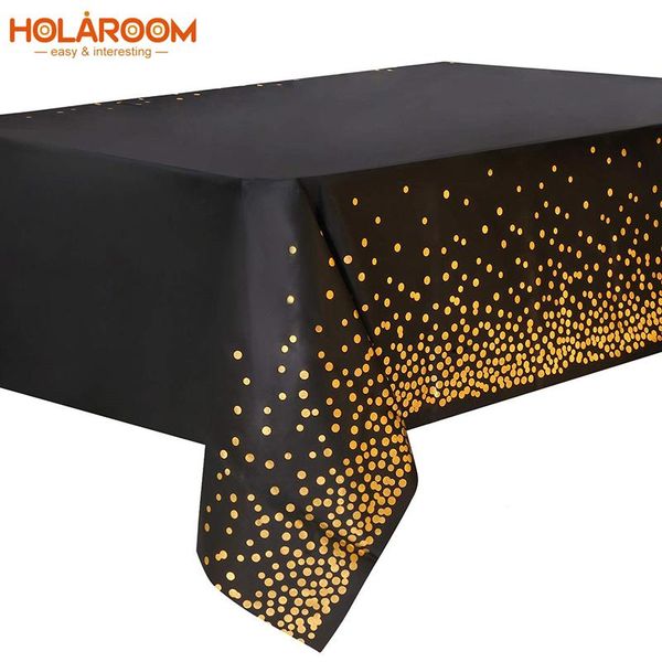 table cloth tablecloth decoration supplies bronzing black dots disposable cover birthday wedding golden gold silver banquet
table cloth tablecloth decoration supplies bronzing black dots disposable cover birthday wedding golden gold silver banquet